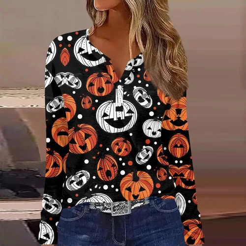 Vista 3 de Suéter de cuello redondo para mujer, con bloques de color, manga larga, con abertura lateral, estilo casual, manga larga, cuello redondo