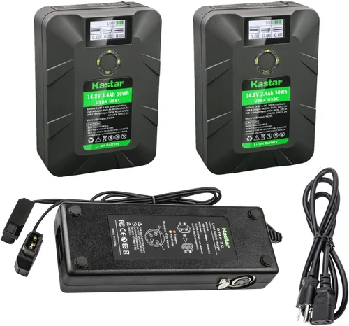 Vista 3 de Kastar Cargador D-Tap compatible con DSR-570WSP DSR-570WSPL/2 DSR-600PL DSR-650WSPL DSR-70 DSR-70A DSR-70AP (Recodificador de edición portátil)