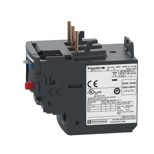Vista 3 de Schneider Electric DPER01 Easy TeSys Relé de sobrecarga térmica con reinicio manual/automático, terminales de abrazadera de tornillo Se utiliza