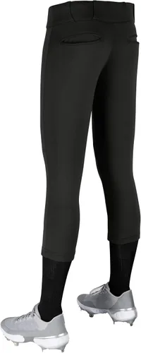 Vista 3 de CHAMPRO - Pantalones de sóftbol tradicionales de tiro bajo para niños y niñas