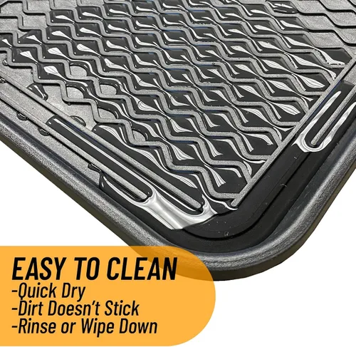 Vista 7 de Ottomanson TRY400-30X15 de charola multiuso 1.2 pulgadas multiuso Boot & Shoe, charola de resistente al agua para todos los climas uso exterior