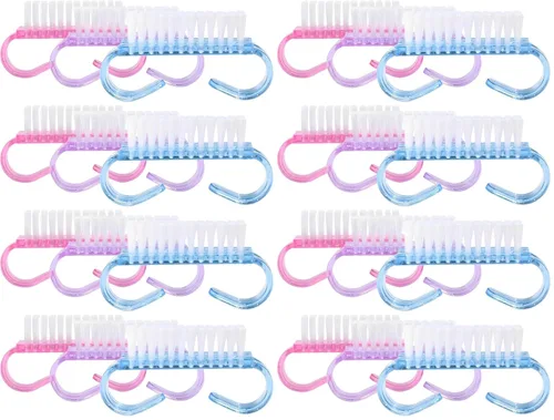 Vista 10 de Cepillos de uñas, paquete de 12 cepillos surtidos para exfoliar