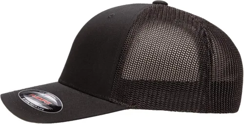 Vista 2 de 2015-20 Ford F150 Pickup Truck Outline Design Flexfit Trucker Mesh Gorra ajustada