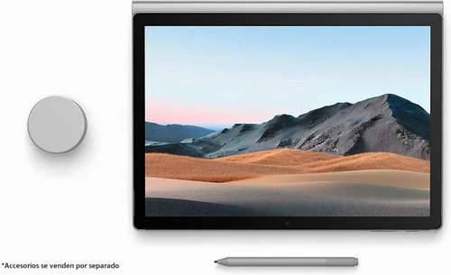 Vista 7 de Microsoft Surface Book 3 (SMW-00001) Pantalla táctil de 15 pulgadas (3240 x 2160) Procesador Intel Core i7 32 GB de RAM Almacenamiento SSD