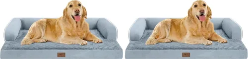 Vista 70 de Cama pequeña para perros y sofá para gatos, camas ortopédicas impermeables para perros pequeños, cama para gatos, sofá para mascotas cómodo