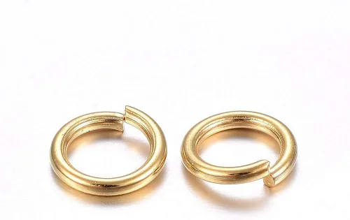 Vista 26 de HDSupplies 100 piezas - 4mm de argollas de acero inoxidable 304 de tono negro - Calibre 22 (espesor de 0.6mm)
