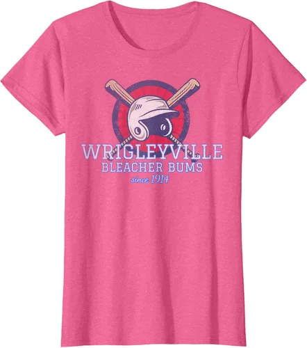 Vista 46 de Wrigleyville Bleacher Bums - Camiseta de béisbol divertida