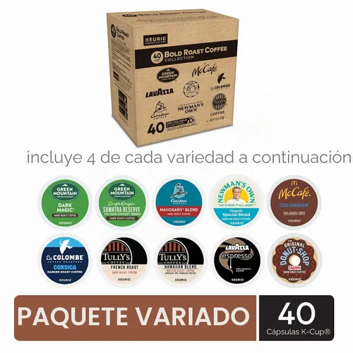 Vista 2 de Keurig® Bold Roast Coffee Collection - Paquete variado de cápsulas Keurig K-Cup Single Serve, 40