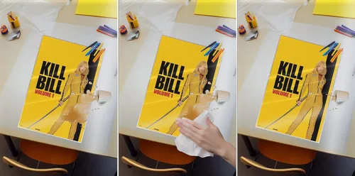 Vista 4 de POSTER STOP ONLINE Kill Bill Volume 1 - Póster de película (estilo regular, mamba negra y katana) (tamaño: 24 x 36 pulgadas) (póster laminado)