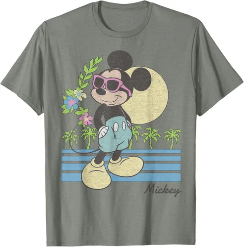 Vista 31 de Disney Mickey and Friends Mickey Retro Beach Camiseta S Gris Oscuro