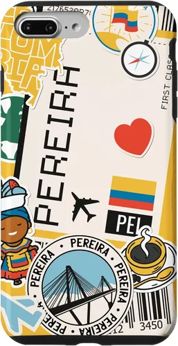 Vista 12 de Flight Boarding Pass Tag Label to Destination Pereira Case for iPhone 16