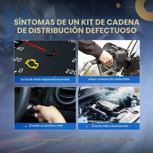 Vista 8 de Kit de cadena de distribución ENA Compatible con Dodge Jeep Dakota Durango Grand Cherokee Ram 1500 4.7L V8 1999 2001 2002 2003 2004 Reemplazo