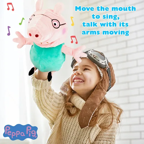 Vista 3 de WowWee Marionetas de Peppa Pig - Papi Pig, Multicolor