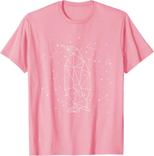 Vista 80 de Sternbild Penguin Constellation Emperor Sea Bird Penguin Camiseta Negro