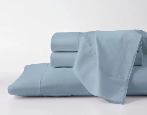 Vista 18 de Juego de sábanas de algodón egipcio puro de 600 hilos y fundas de almohada – Sábanas de algodón egipcio tamaño individual – Sábanas de satén