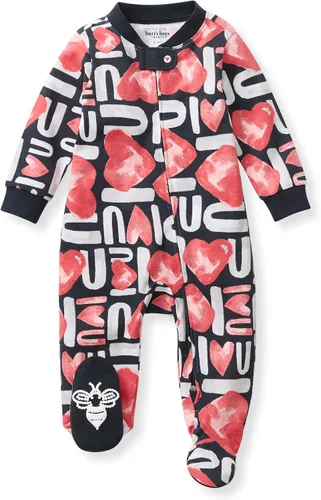 Vista 47 de Burt's Bees Baby Pijama con pies de algodón orgánico para niños Basketball Court