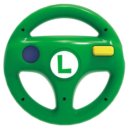 Vista 3 de HORI Mario Kart 8 Racing Wheel (Luigi) - Nintendo Wii U