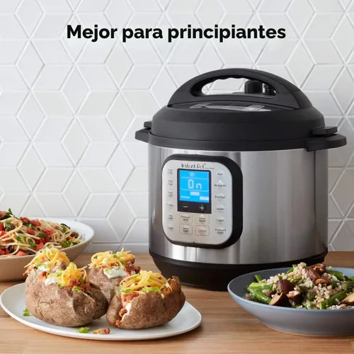 Vista 3 de Instant Pot NOVA 6 Olla a presión de 6 cuartos de galón, acero inoxidable/negro