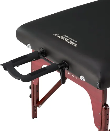 Vista 4 de Master Massage Montclair Pro - Mesa de masaje portátil de 31 pulgadas, amortiguación de espuma viscoelástica, paneles de Reiki, liberación de cable