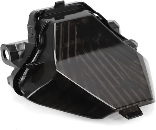 Vista 3 de Para MT-07 FZ-07 14-17 MT-25 MT-03 YZF R3 R25 2014-2021 Luz trasera LED integrada Indicador de freno de señal de giro para motocicleta (transparente)