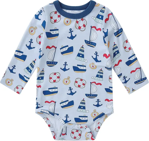 Vista 72 de pureborn Mameluco de algodón súper suave para bebés niños y niñas de 0 a 24 meses