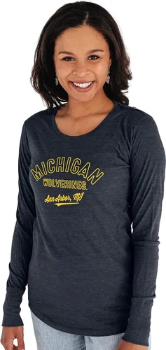 Vista 9 de Blue 84 NCAA playera de tres combinaciones de manga larga para mujer Campus