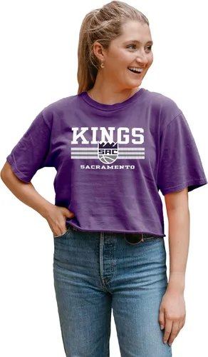 Vista 21 de Blue 84 Camiseta corta de la NBA para mujer, con licencia oficial de la NBA, color del