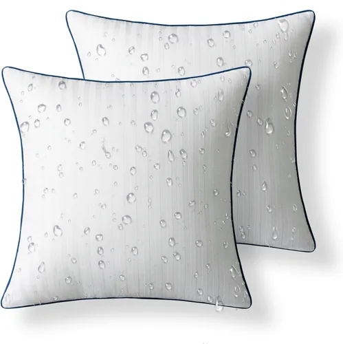 Vista 15 de Phantoscope Almohadas para exteriores de 18 x 18 pulgadas, paquete de 4 Blanco puro