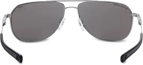 Vista 3 de Method Seven Ascent FLT18 - Gafas de sol de aviación para pilotos Plateado 130mm