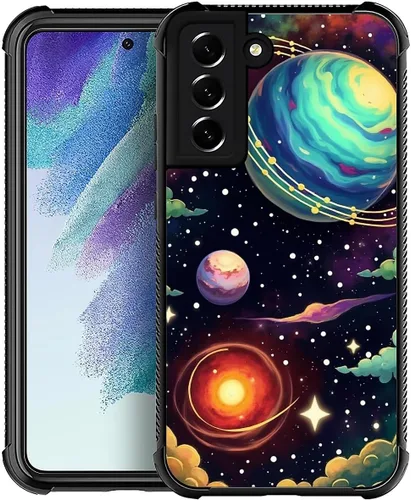 Vista 74 de Funda compatible con Samsung Galaxy S21, diseño de elefantes africanos, diseño increíble a prueba de golpes, antiarañazos, carcasa trasera