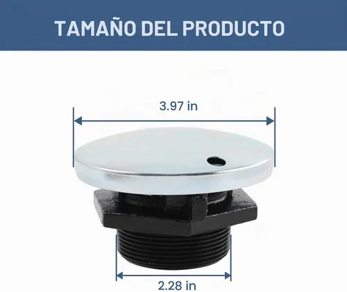 Vista 4 de DICMIC Tapa con ventilación para tanque de transferencia con cuello roscado, tapa de presión de ventilación con base de 2 pulgadas, tapa para tanque
