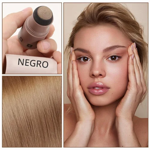Vista 3 de Boobeen Barra de polvo de línea capilar para retoque de raíces y sombra de cabello, relleno de línea capilar impermeable para cubrir el cabello 01#