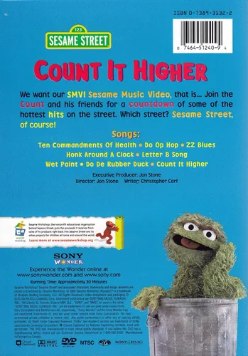 Vista 2 de Sesame Street Count It Higher DVD