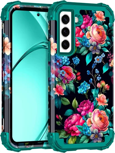 Vista 11 de Rancase para Galaxy S25, Funda de tres capas, protección resistente a los golpes, paraguas de plástico duro + funda protectora de goma de silicona