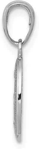 Vista 2 de 14k Gold Miraculous Medal Charm Fine Jewelry for Women