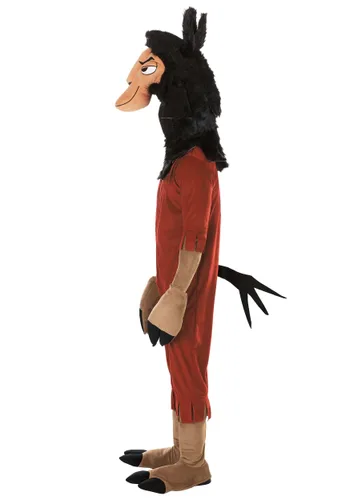 Vista 3 de Disfraz de Llama de Kuzco de Disney El Emperador y sus Locuras para Hombre Multicolor
