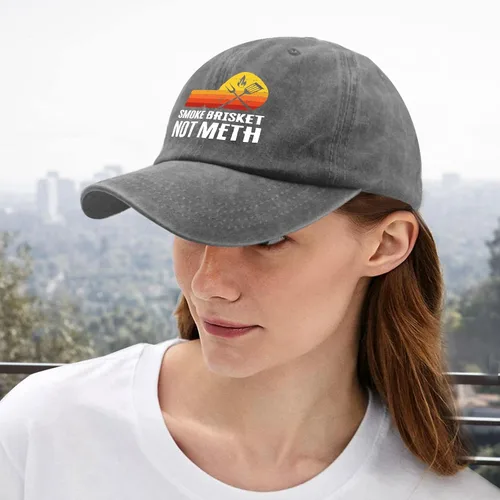 Vista 5 de Hats for Men Baseball Cap Funny Baseball CapSmoke CapsSmmoke Meeatj Not Drugs Baseball Hats for Men