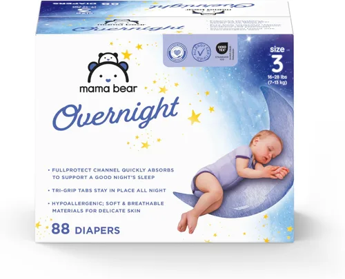 Vista 10 de Marca Amazon - Pañales de noche Mama Bear, tamaño 5, 62