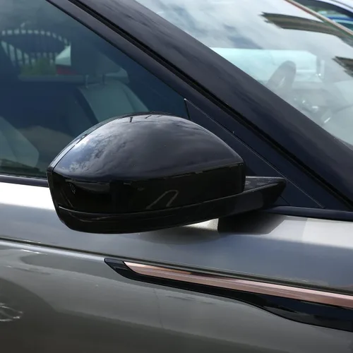 Vista 3 de Cubierta de espejo retrovisor ABS, protector de espejo lateral, decoración exterior para Land Rover Evoque 2016-2019, para Land Rover Discovery