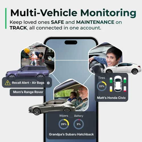 Vista 6 de Pantalla de condición activa para coches FIXD