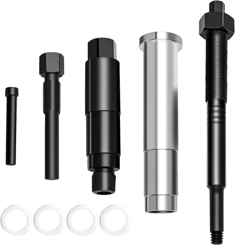 Vista 8 de Extractor de bujías, kit de herramientas de extracción de bujías rotas compatible con Ford Triton 5.4L 3 válvulas (3 herramientas)