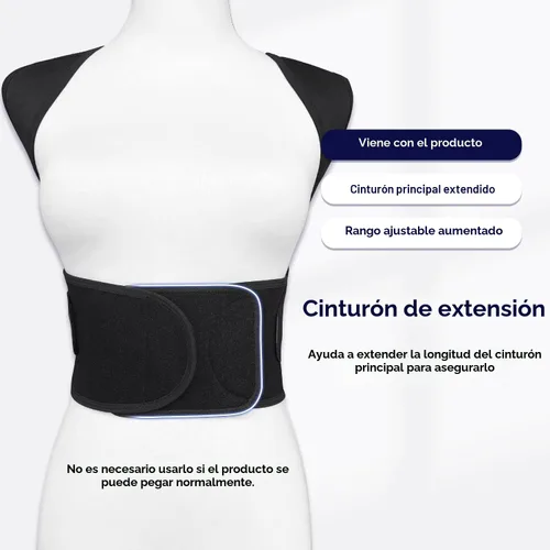 Vista 7 de VOKOKOYA Corrector de postura para mujeres y hombres, enderezador de hombro ajustable, soporte de espalda, escoliosis de la columna superior