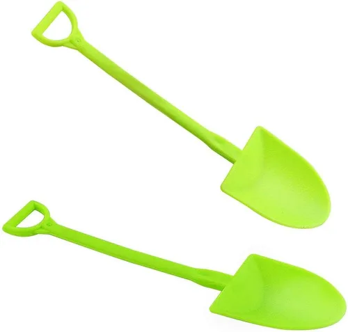 Vista 3 de 100 cucharas coloridas con forma de pala, cuchara desechable de plástico para helado, postre, yogur, azúcar (4.8 pulgadas, color mixto)