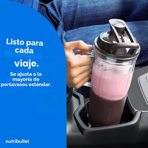 Vista 10 de nutribullet® Turbo Tumbler Edition, licuadora personal, marrón, NB30400CB Marrón (Cocoa Brown)