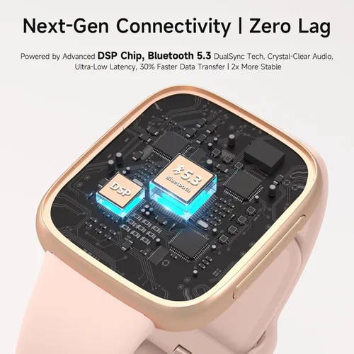 Vista 10 de Reloj inteligente para mujeres, pantalla AMOLED ultra clara de 1.85 pulgadas, smartwatch compatible con iPhone/Samsung/Android, rastreador