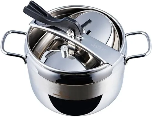 Vista 2 de STP Goods Olla a presión de acero inoxidable, Olla a presión, Sartén de acero inoxidable, Recipiente a presión, Olla de acero inoxidable, Olla