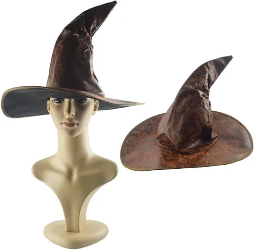 Vista 3 de Bokeley - Sombreros para disfraz de bruja grande para mujer para Halloween accesorio para fiesta