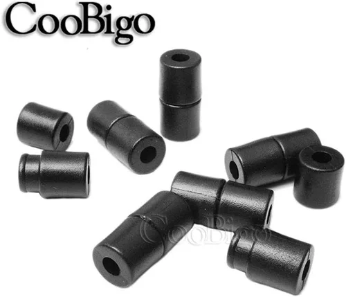 Vista 4 de CooBigo Plastic Buckles Lanyard Safety Breakaway Pop Barrel Connectors Negro 100pack