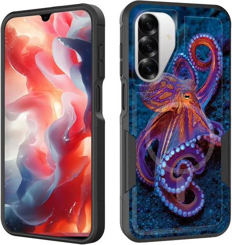 Vista 63 de Funda magnética para Galaxy A16 5G, [compatible con MagSafe] [protección contra caídas de grado militar] Funda resistente a prueba de golpes