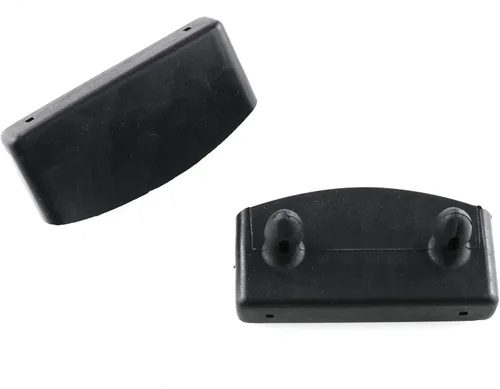 Vista 2 de 30 unids 2.244x0.315 in plástico listón tapas tapas titulares plástico conector muebles accesorios para sujetar asegurar listones de madera base
